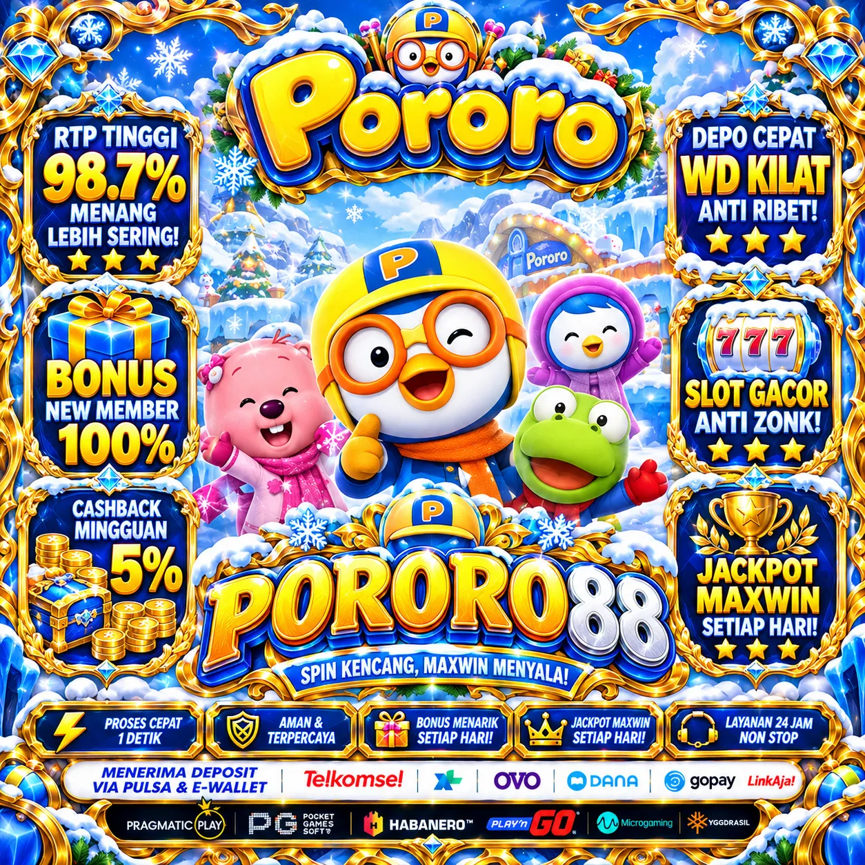 PORORO88Banner